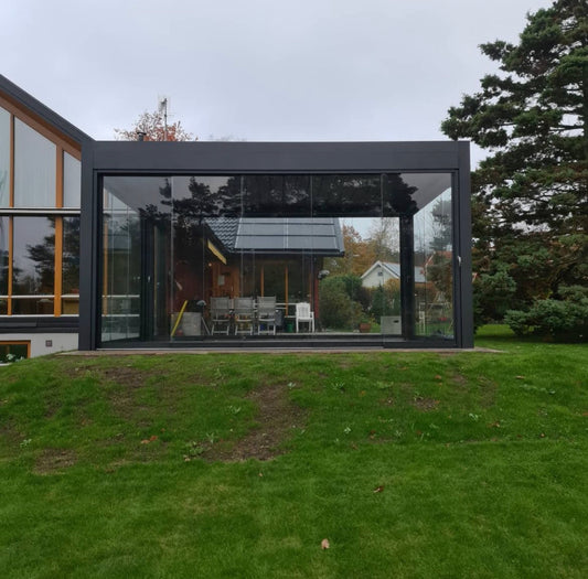 Skjutparti - Listfritt glas