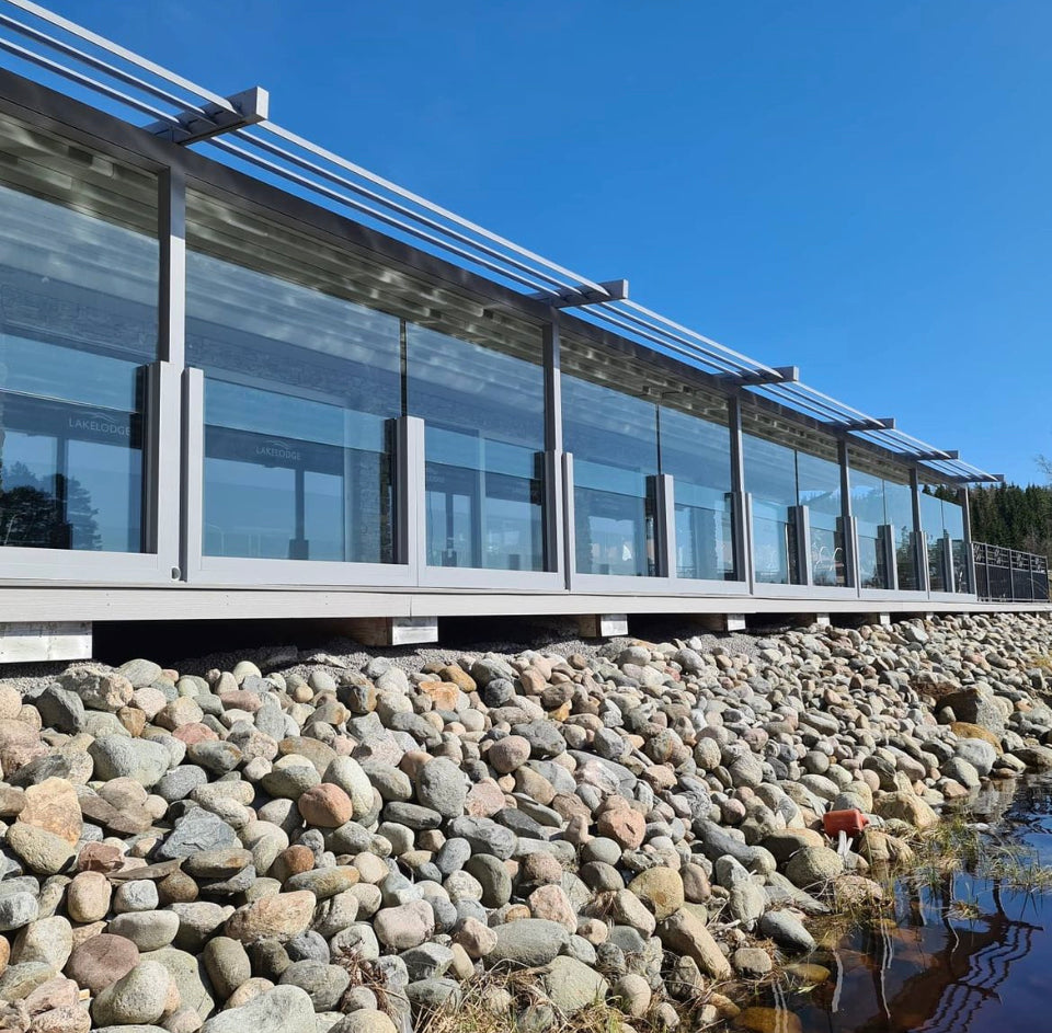 Rörligt glasräcke - Swind