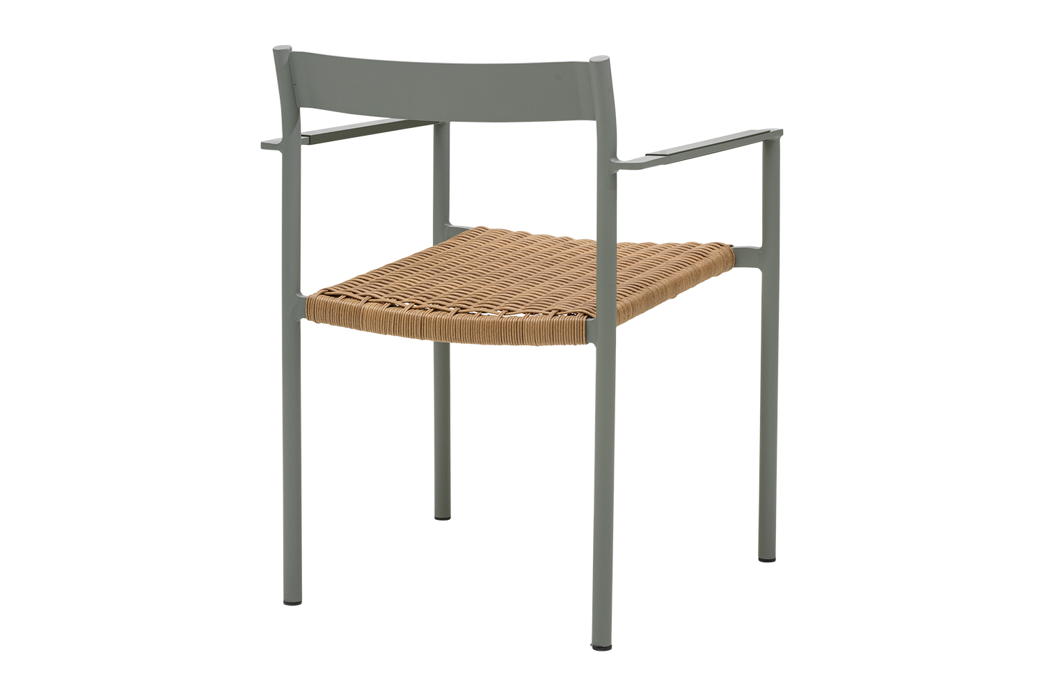 DK matstol Dusty Green/Natur