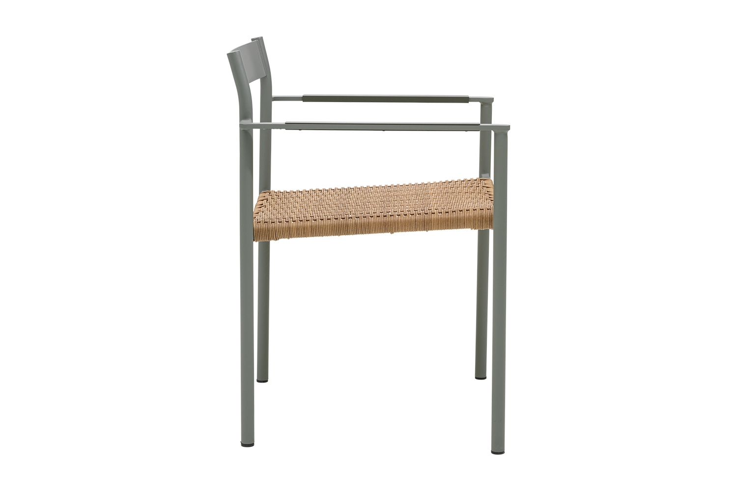DK matstol Dusty Green/Natur