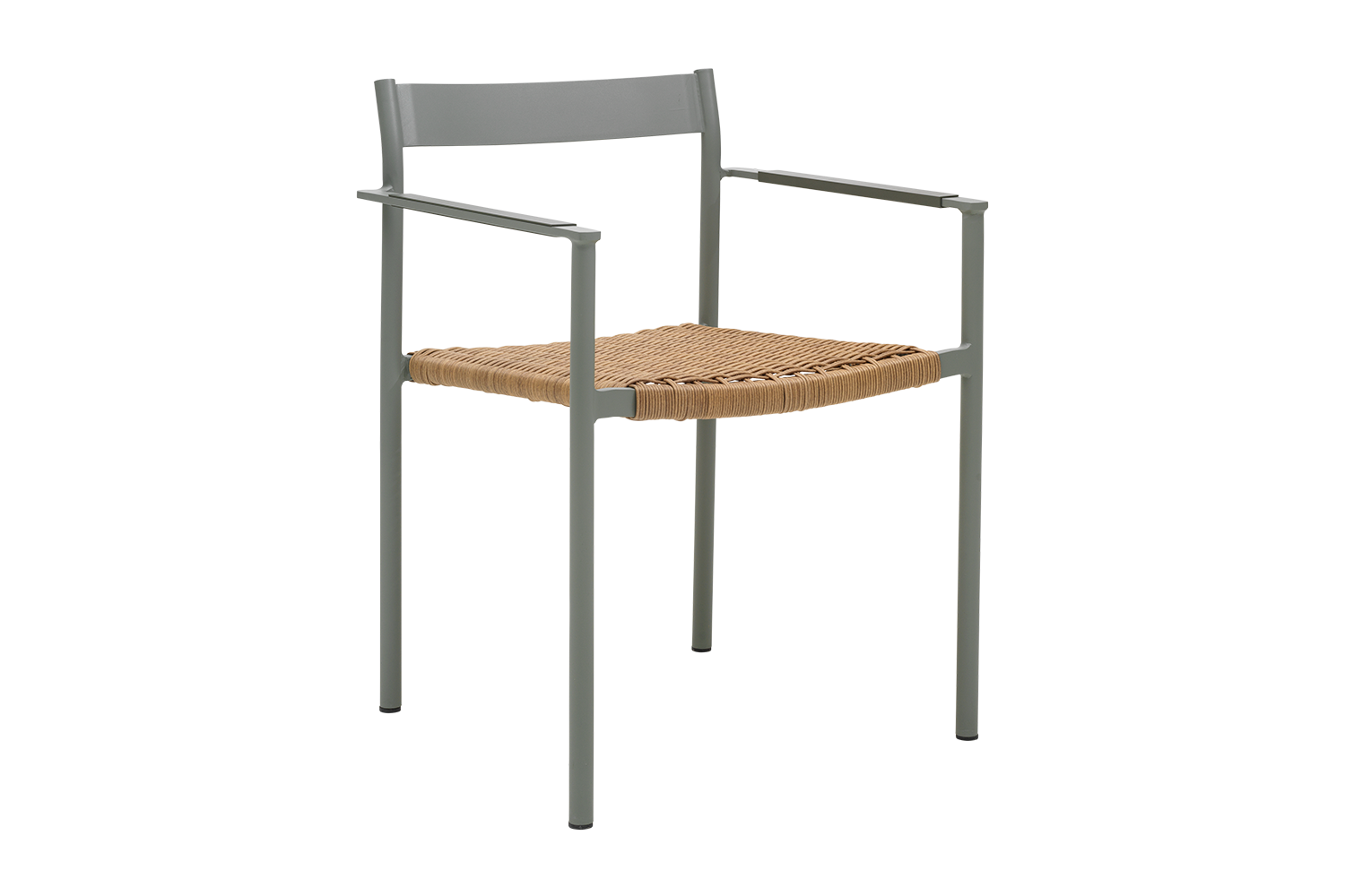 DK matstol Dusty Green/Natur