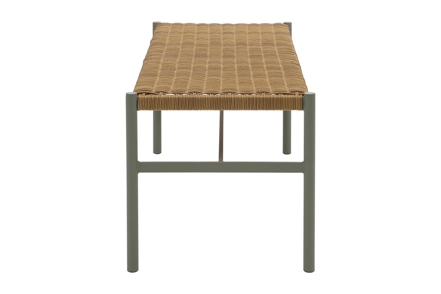 DK bänk Dusty Green/Natur