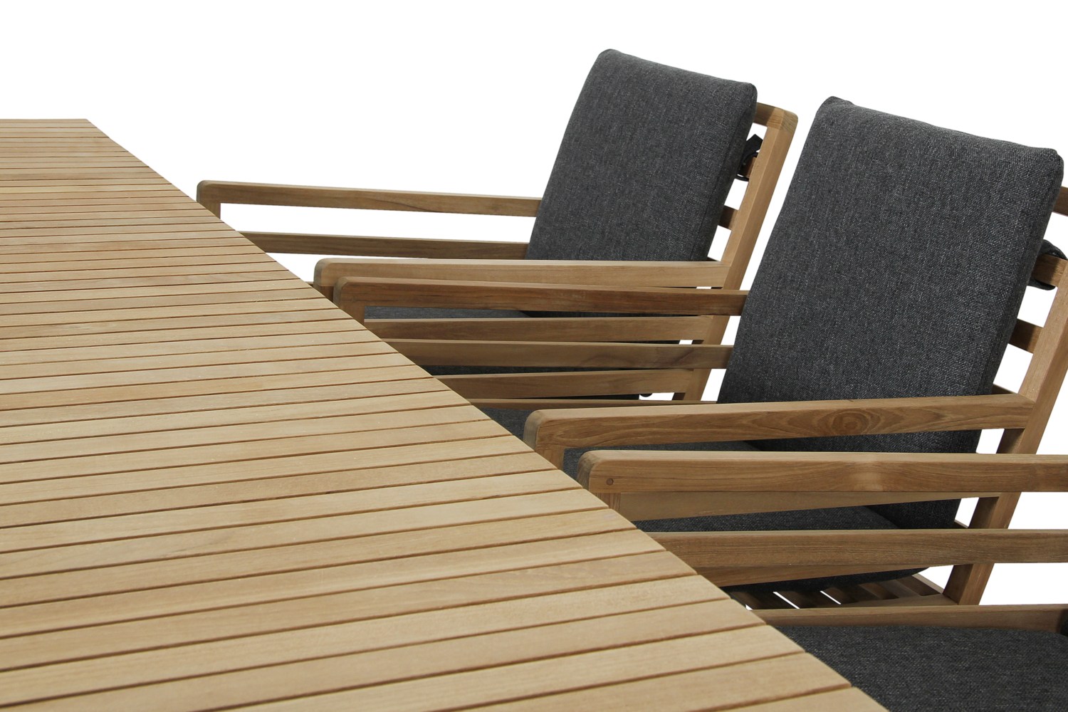 Zalongo matbord Natur/grå