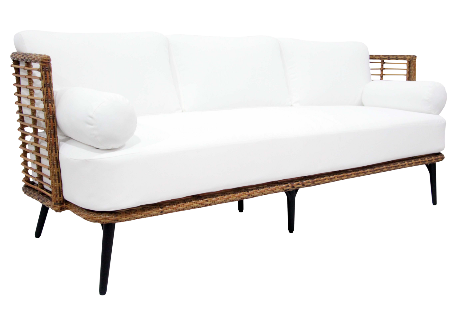 Covelo 3-sitssoffa Natur/svart