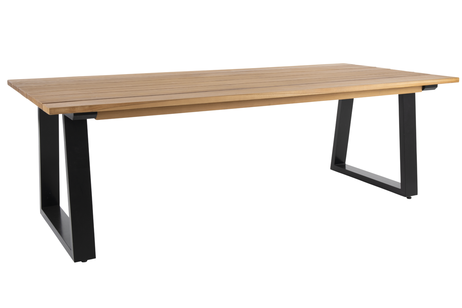 Laurion matbord Svart/teak