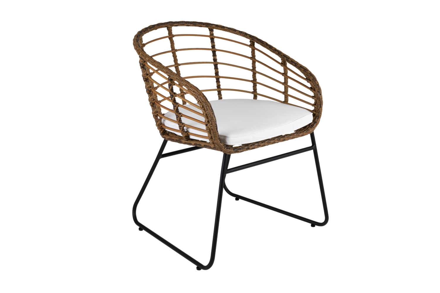 Covelo matstol Natur/svart