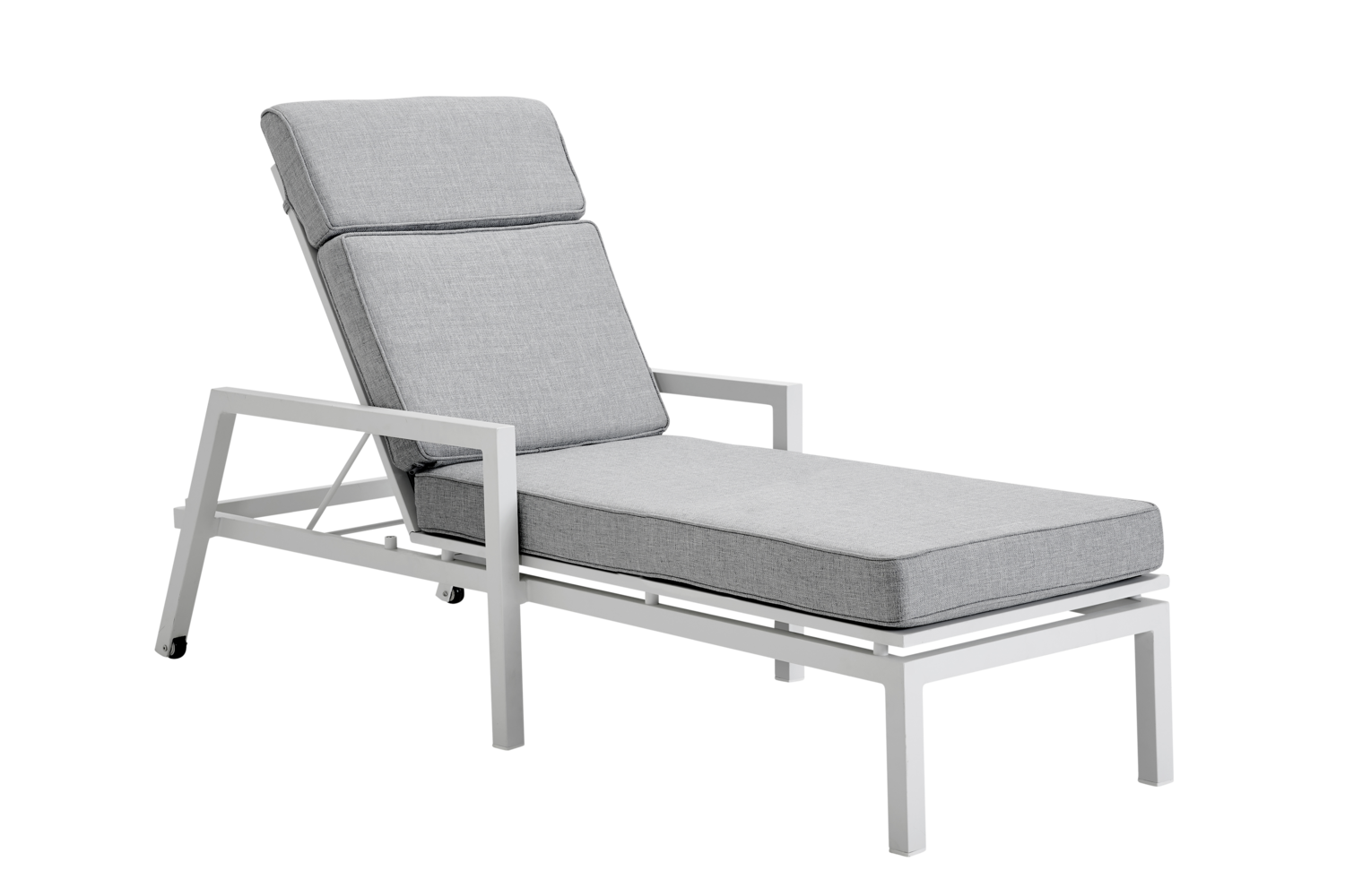Belfort vilsäng Vit/Pearl grey