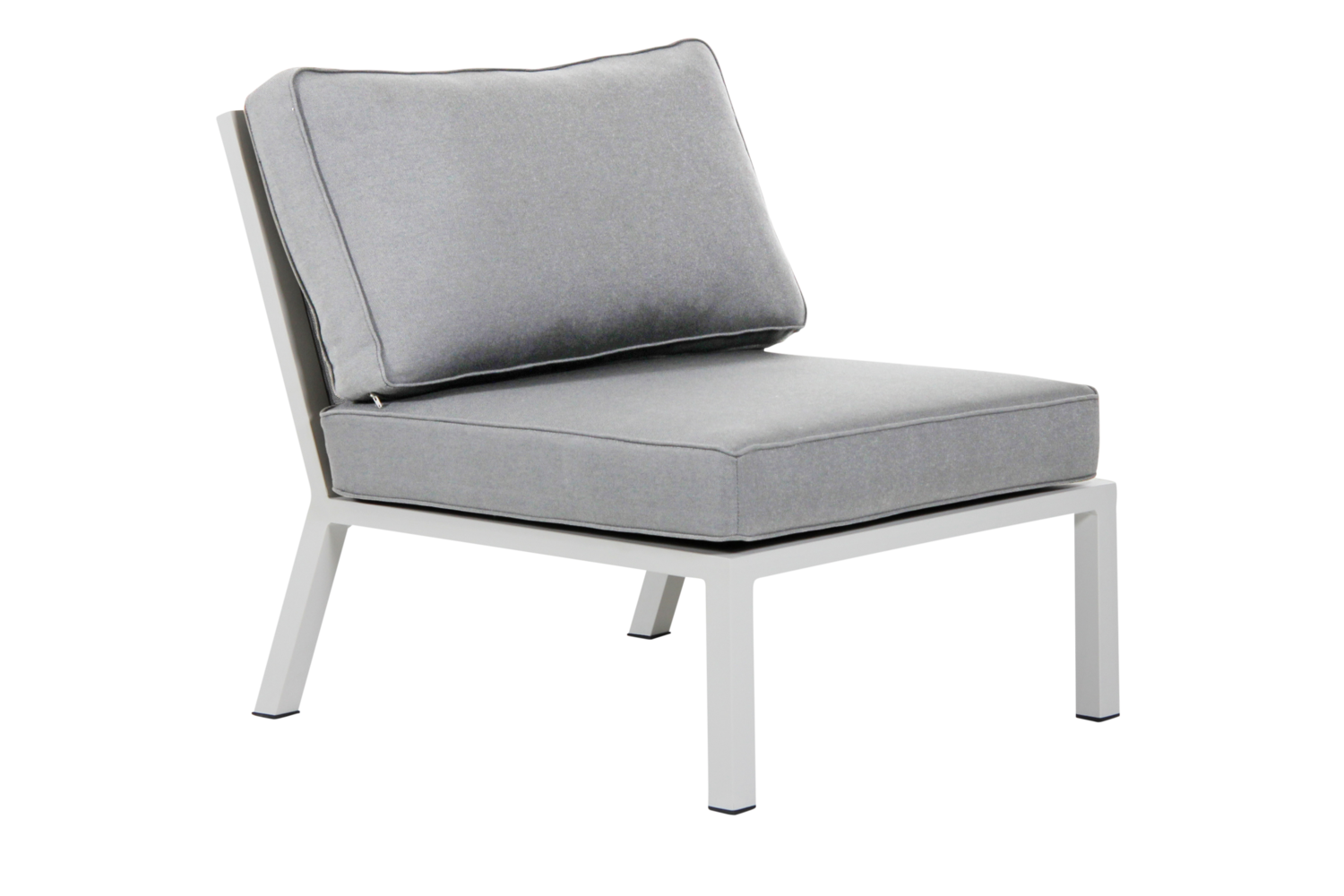 Belfort mittdel Vit/Pearl grey