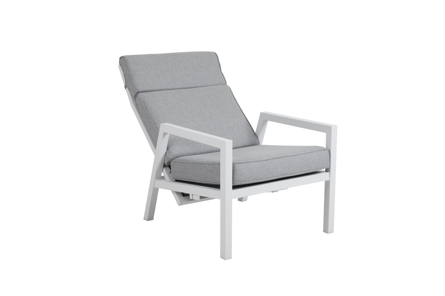 Belfort positionsfåtölj Vit/Pearl grey