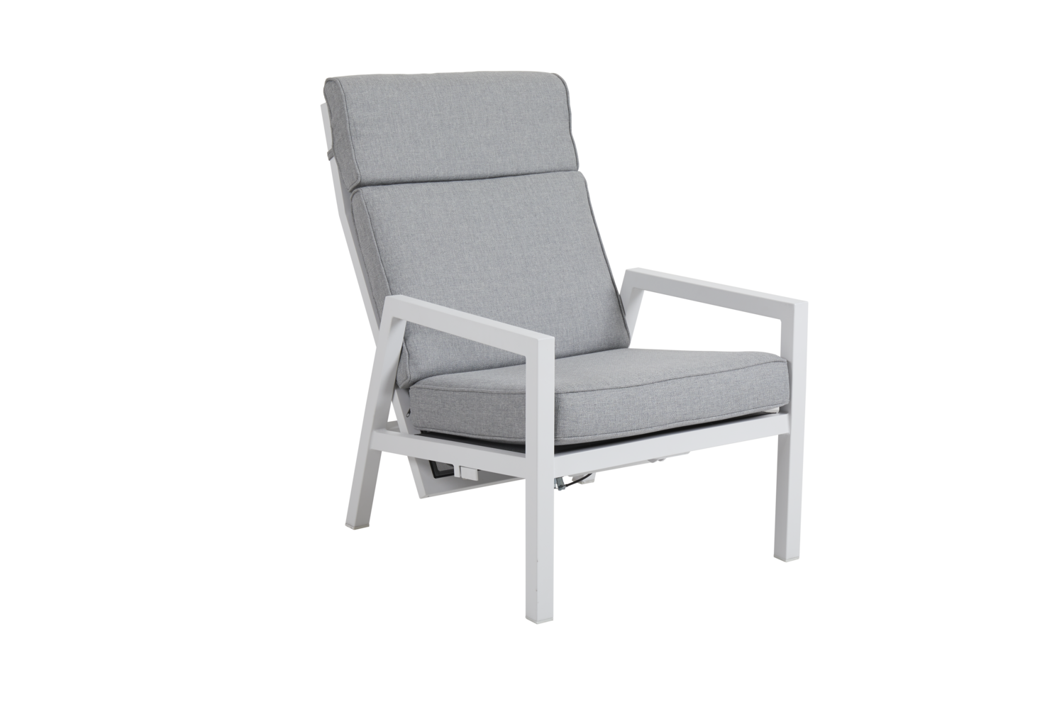 Belfort positionsfåtölj Vit/Pearl grey