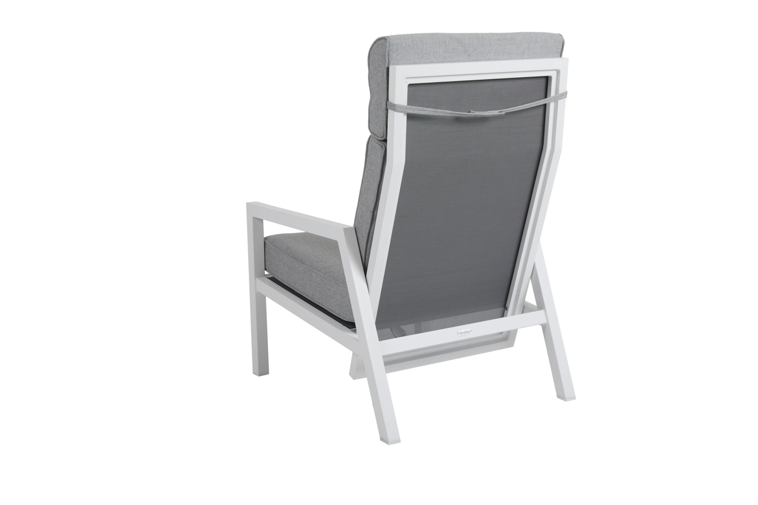 Belfort positionsfåtölj Vit/Pearl grey