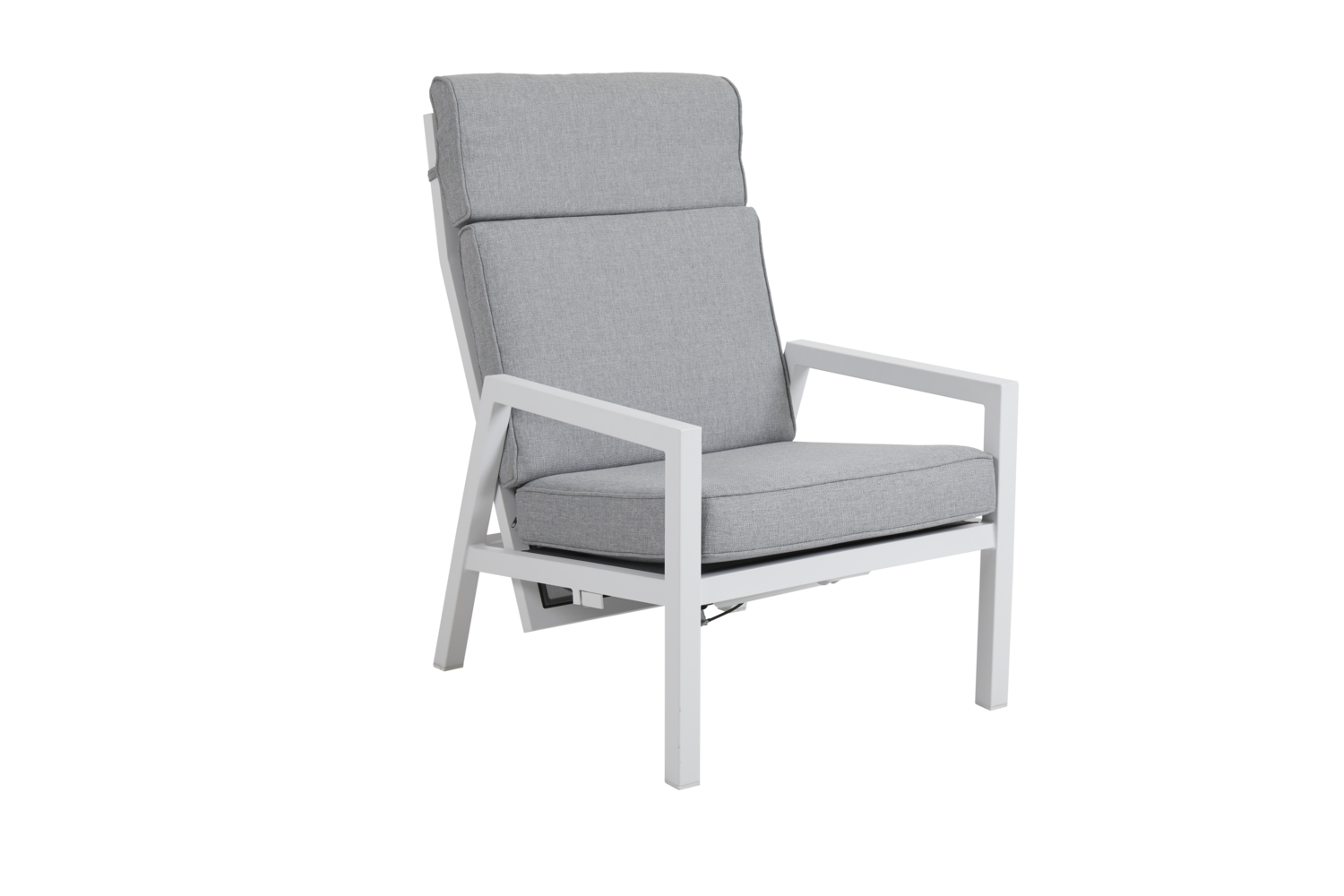 Belfort positionsfåtölj Vit/Pearl grey