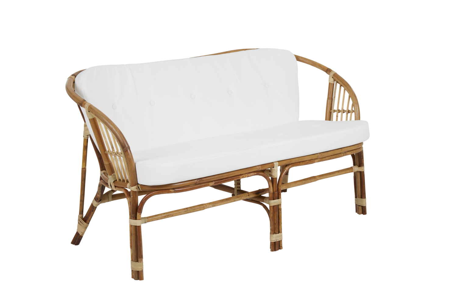 Astrakan 2-sitssoffa Natur/vit