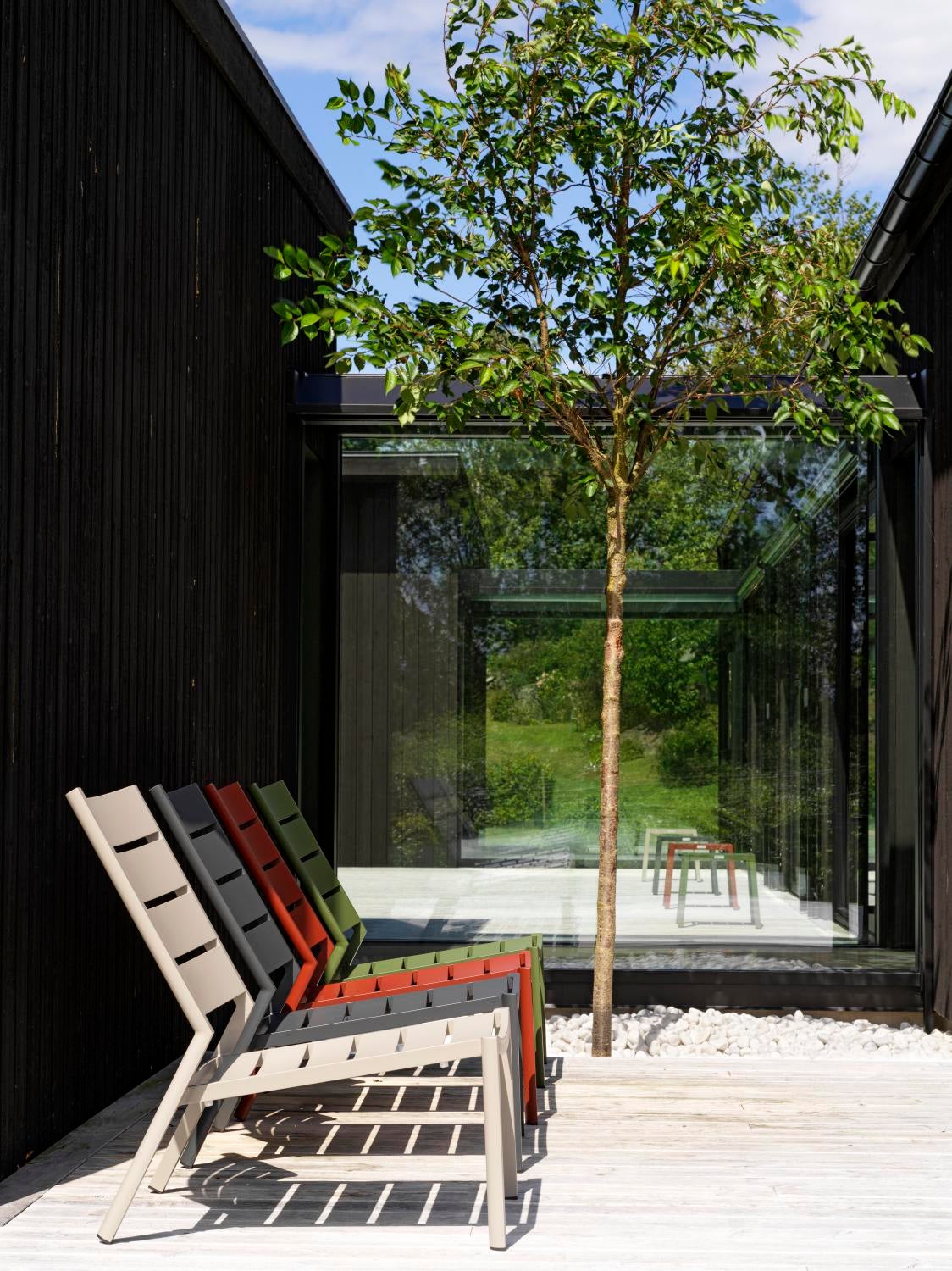 Delia loungefåtölj Antracit