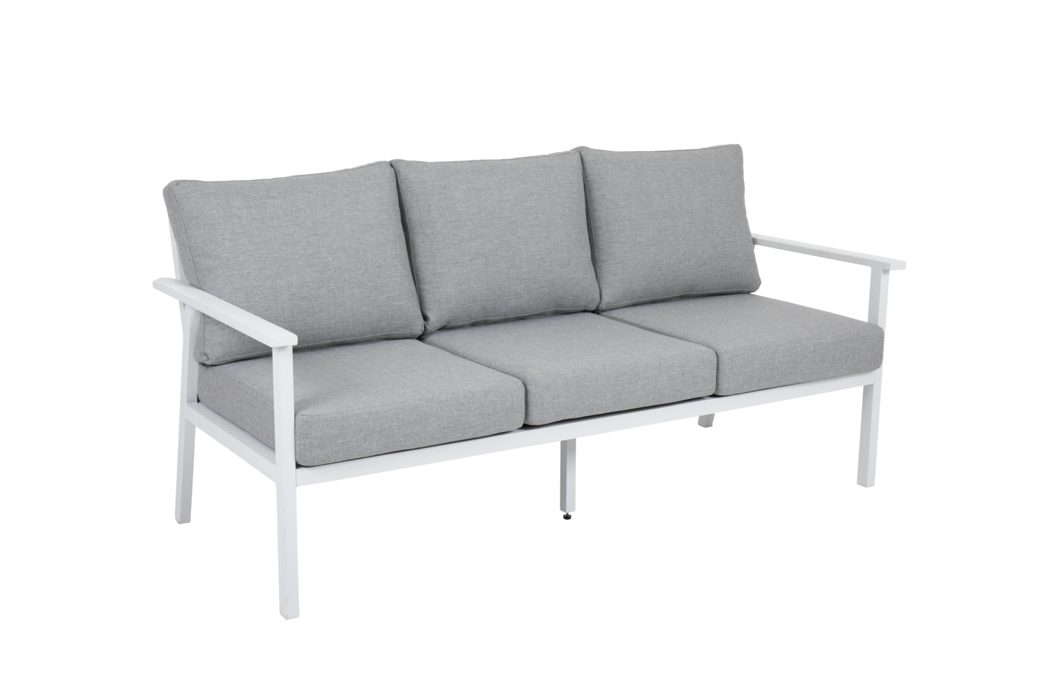 Samvaro High 3-sitssoffa Vit/Pearl grey