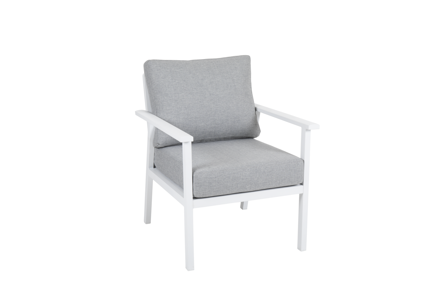 Samvaro High fåtölj Vit/Pearl grey