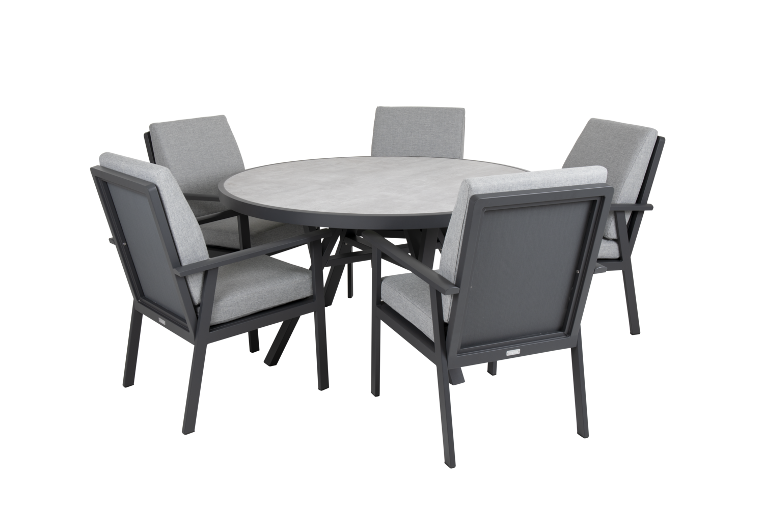 Samvaro karmstol Antracit/Pearl grey