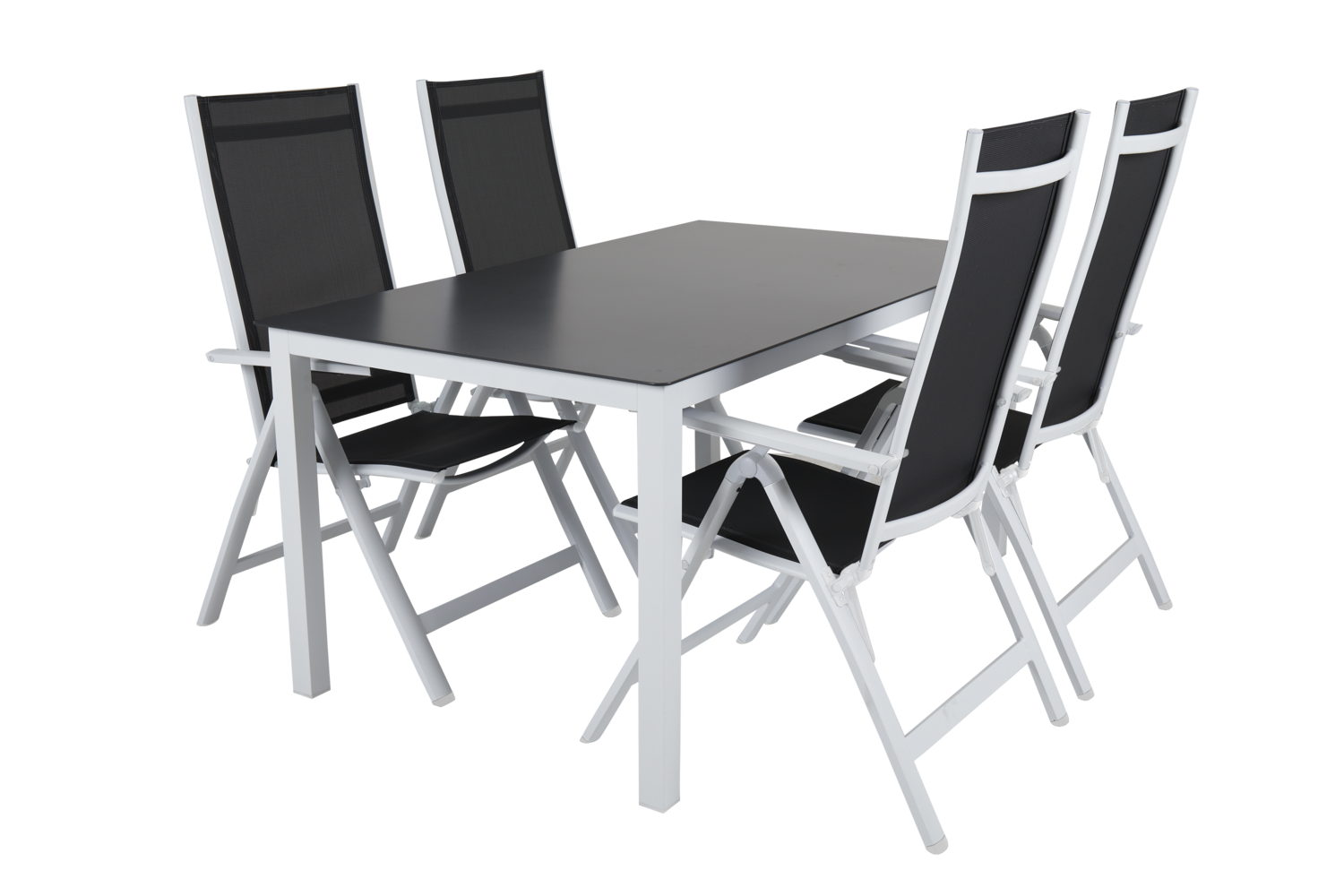 Rana positionsstol Vit/svart