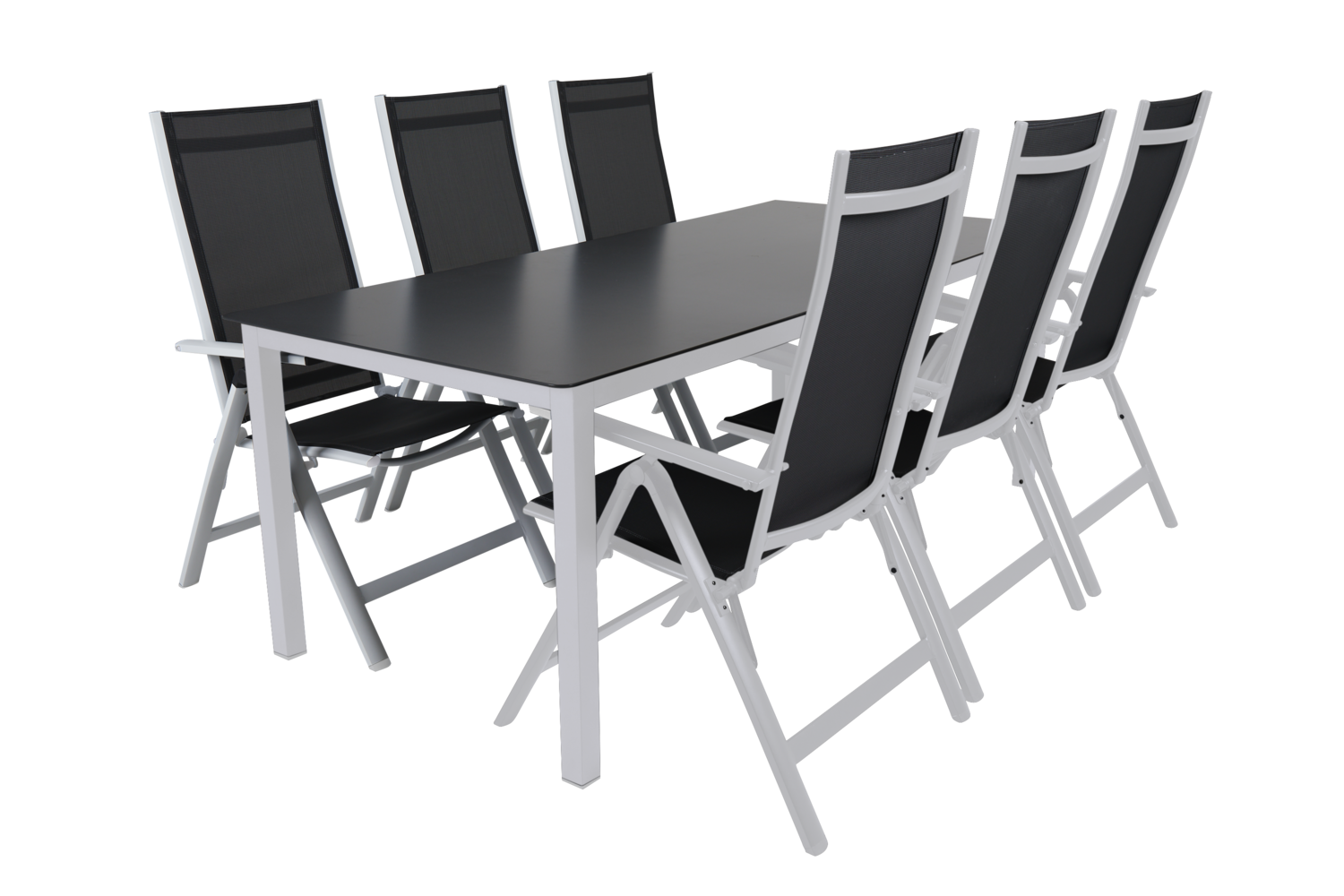 Rana positionsstol Vit/svart