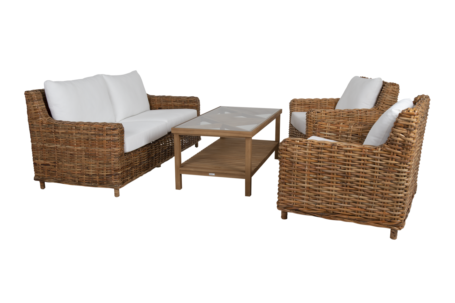 Rossvik 2,5-sits soffa Natur/vit