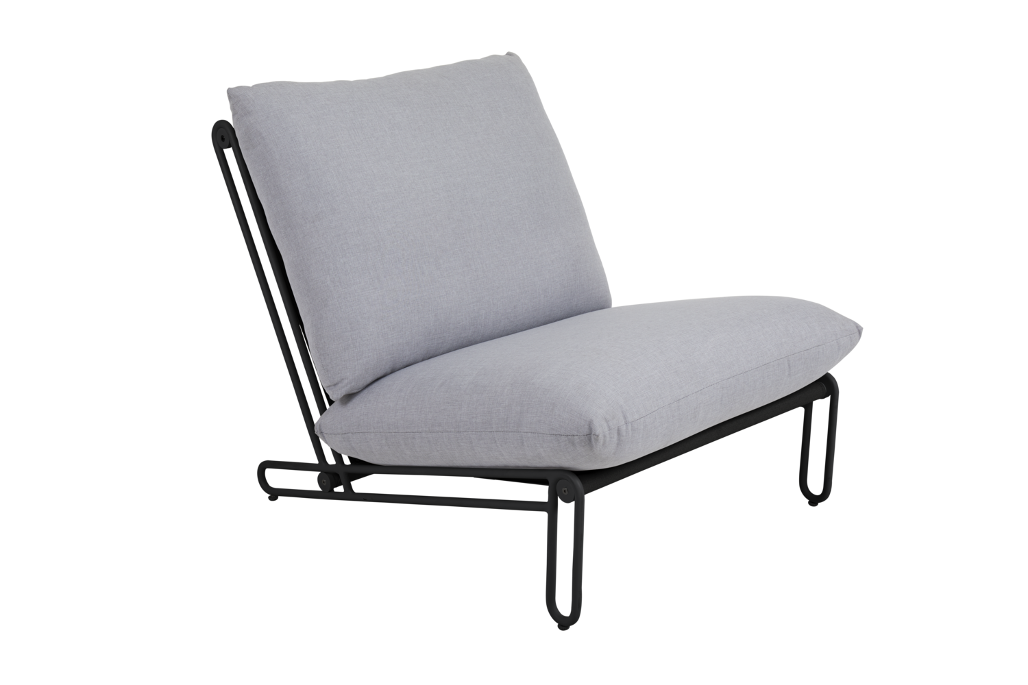 Blixt loungefåtölj Svart/Sky Grey