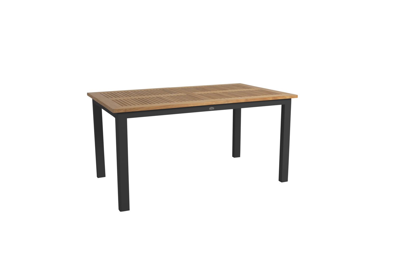 Lyon matbord Svart/teak