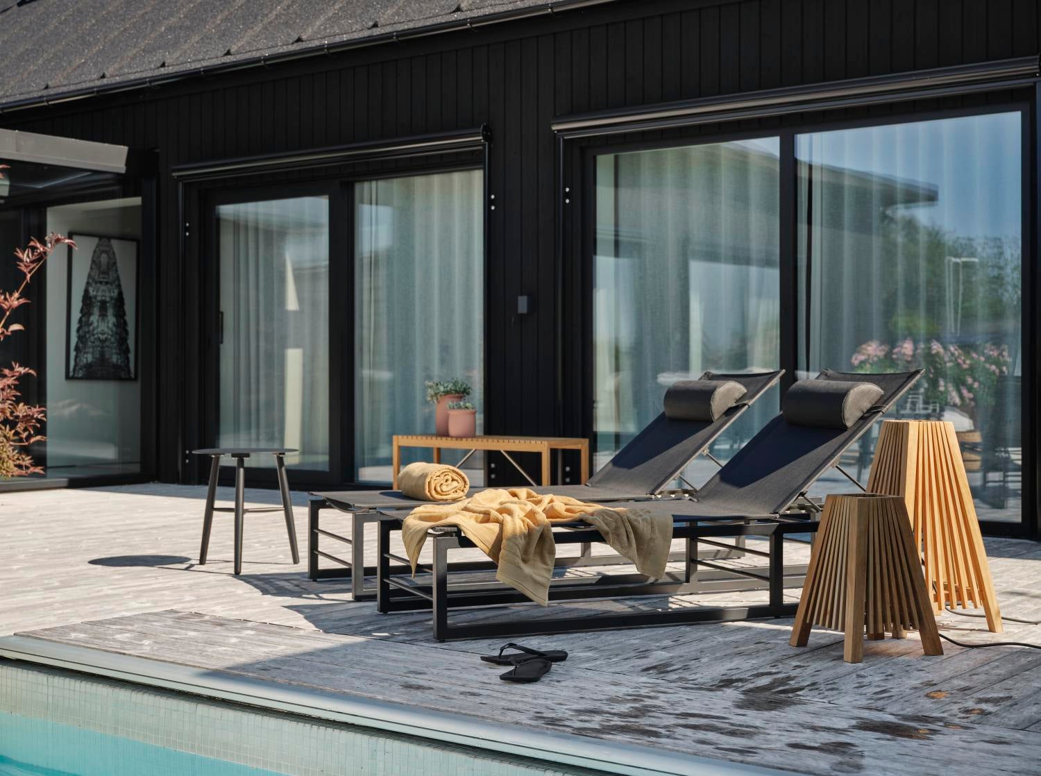 Vannes soffbord Svart