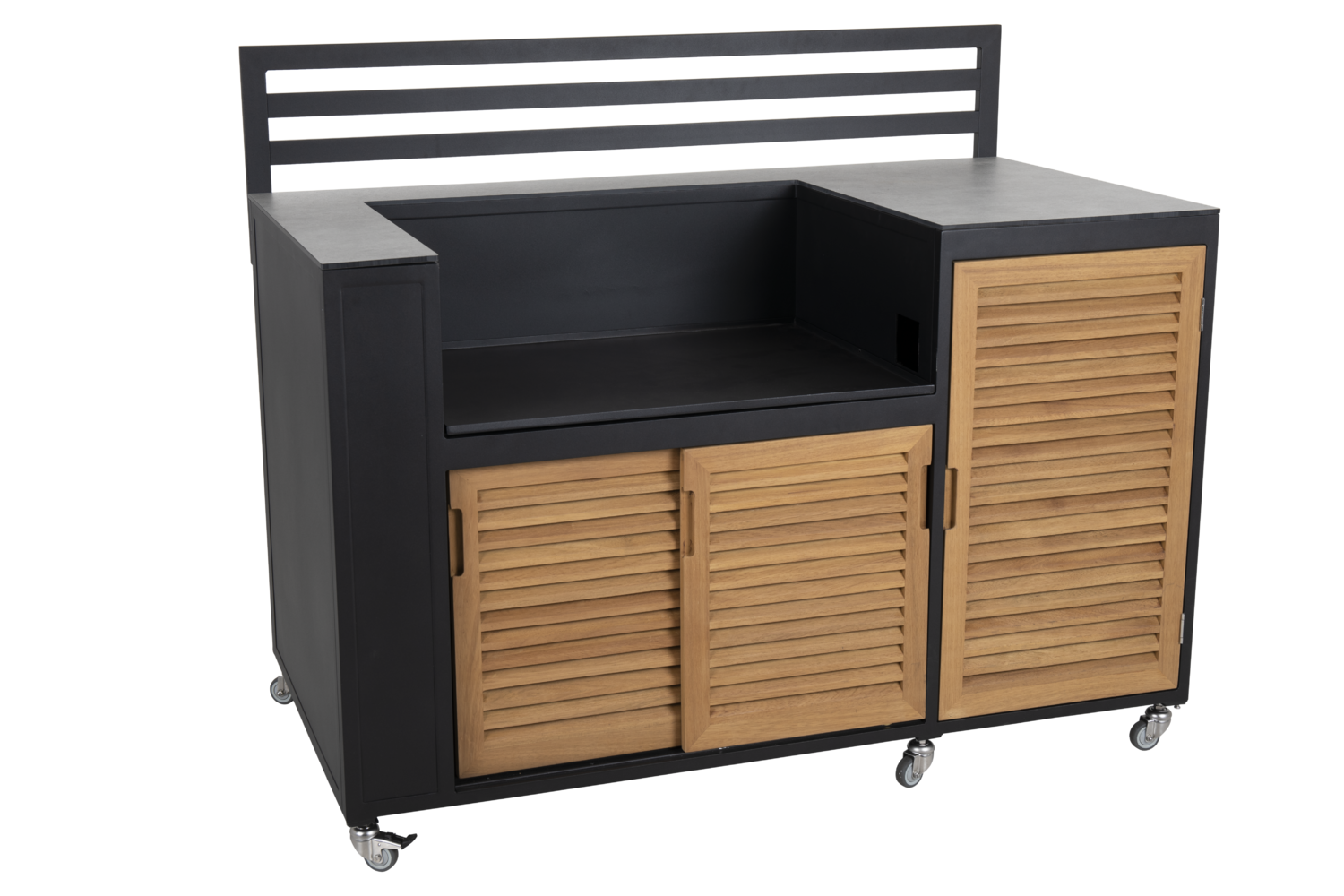 Fornax utekök Svart/teak