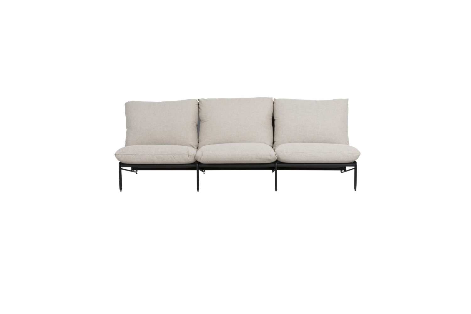 Blixt loungefåtölj Svart/Cley beige