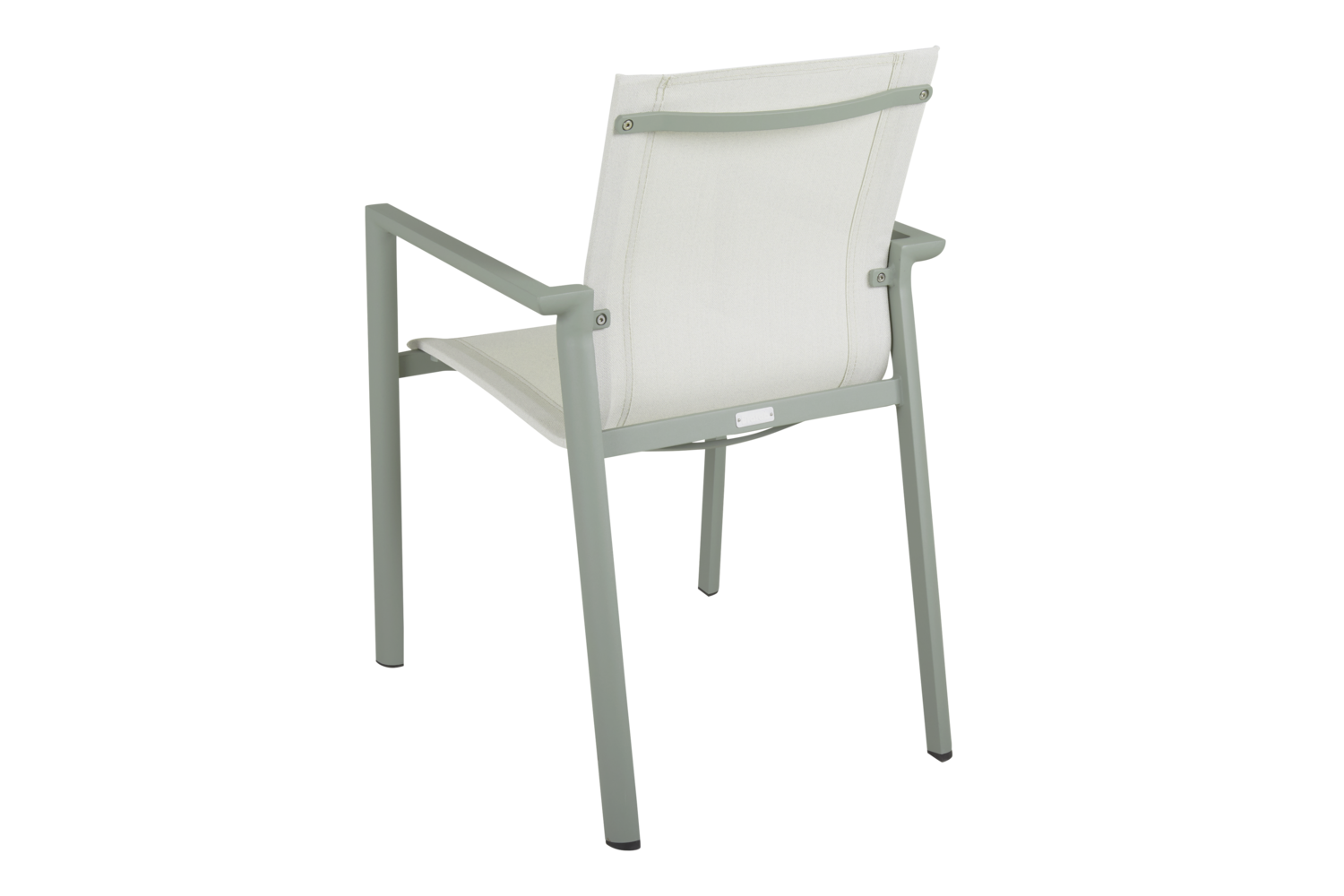Delia karmstol Dusty green/Off-white