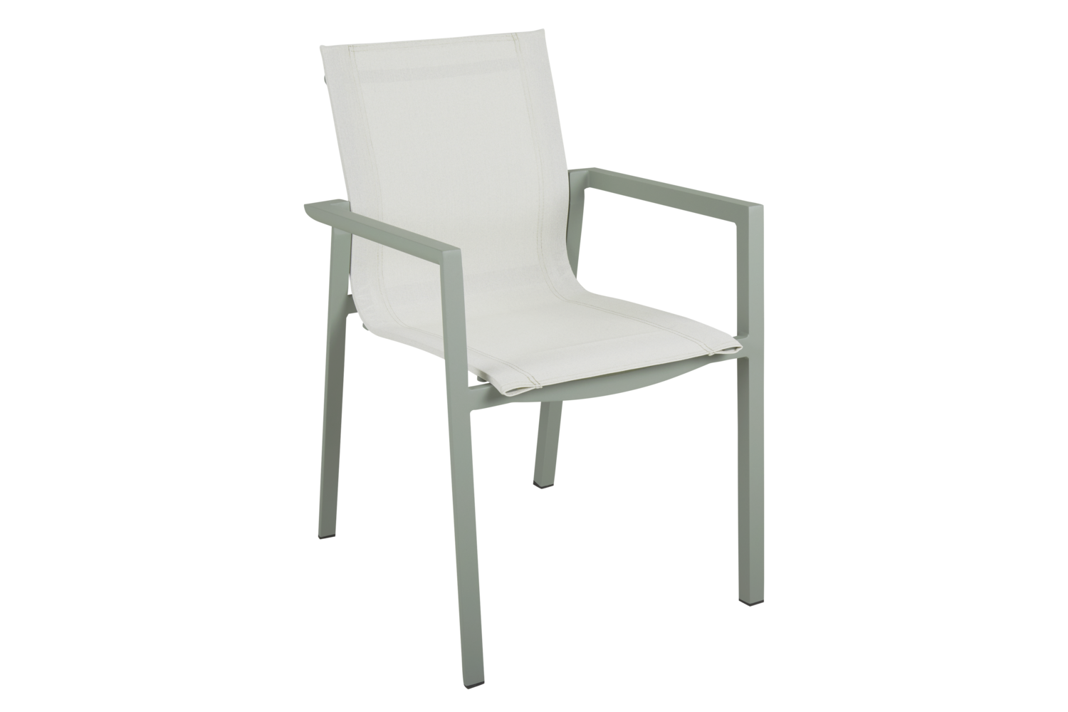 Delia karmstol Dusty green/Off-white