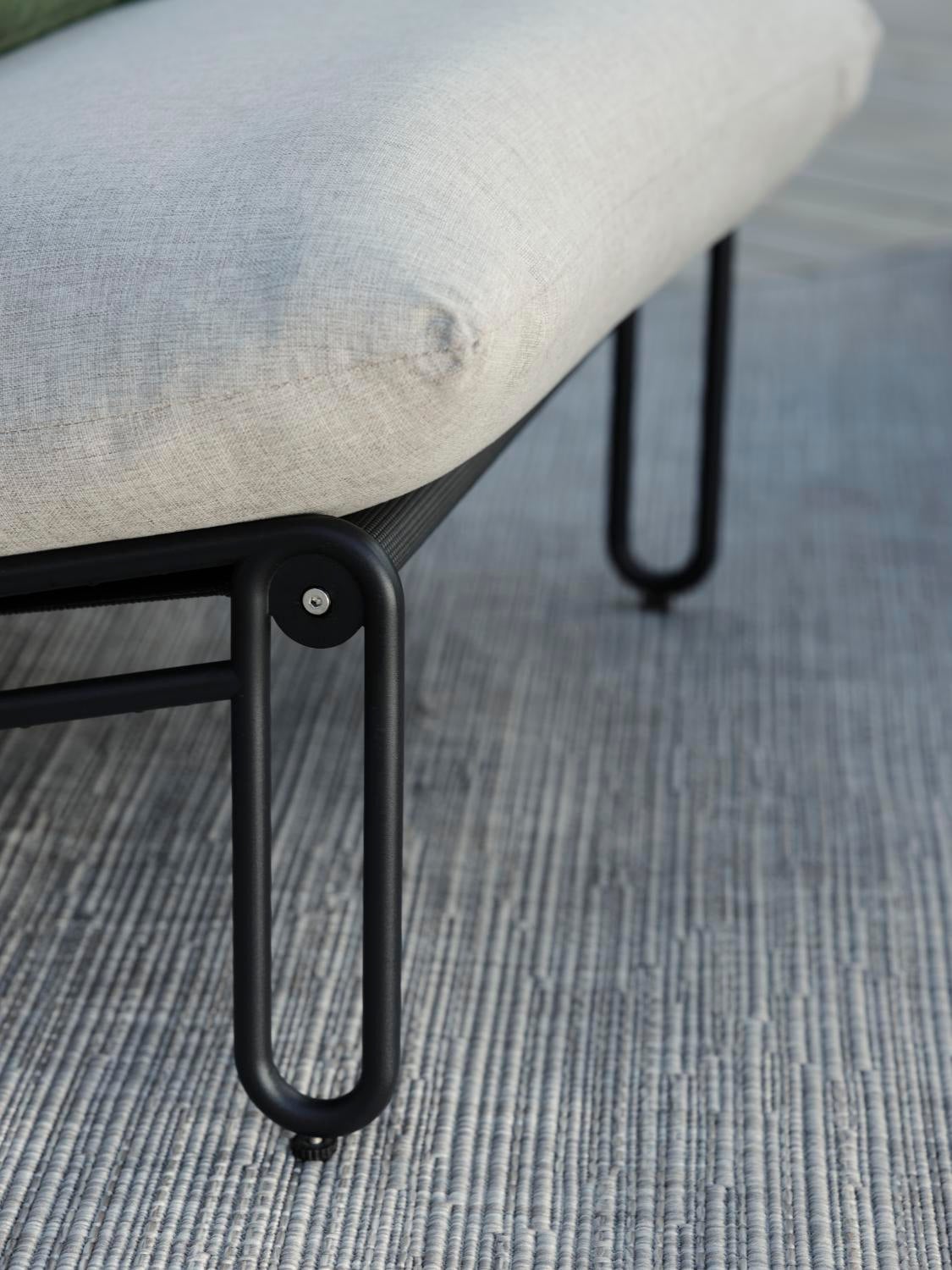 Blixt loungefåtölj Svart/Sky Grey