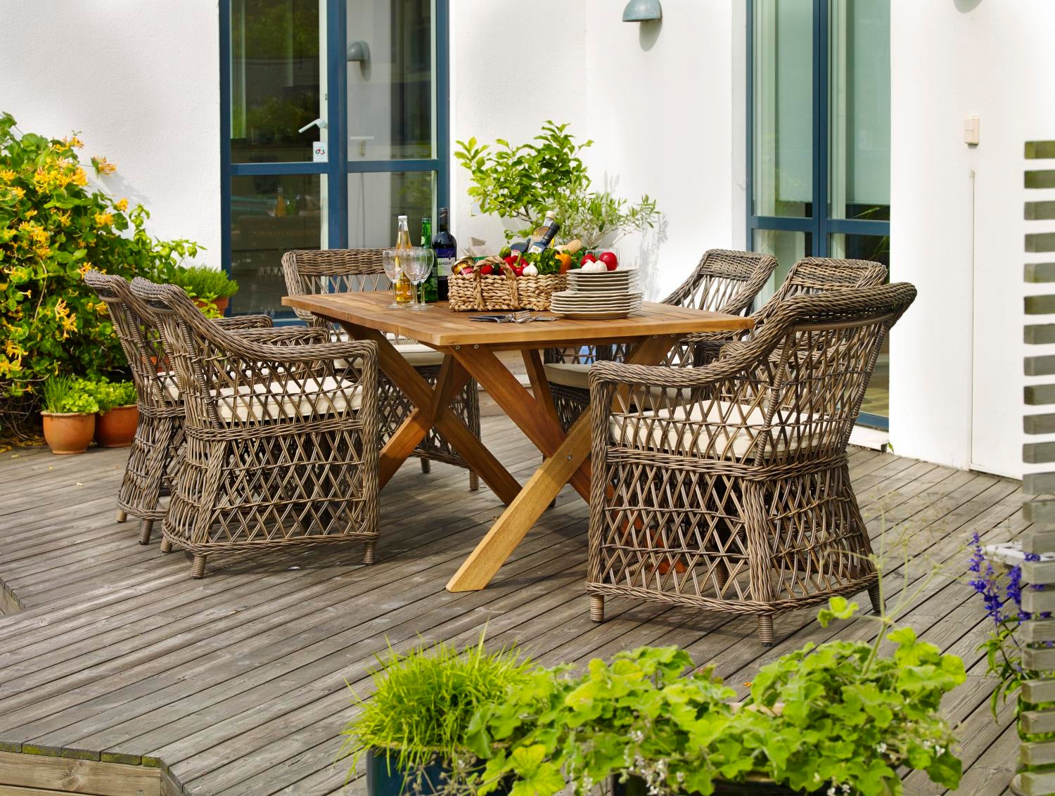 Beatrice karmstol Brun/beige