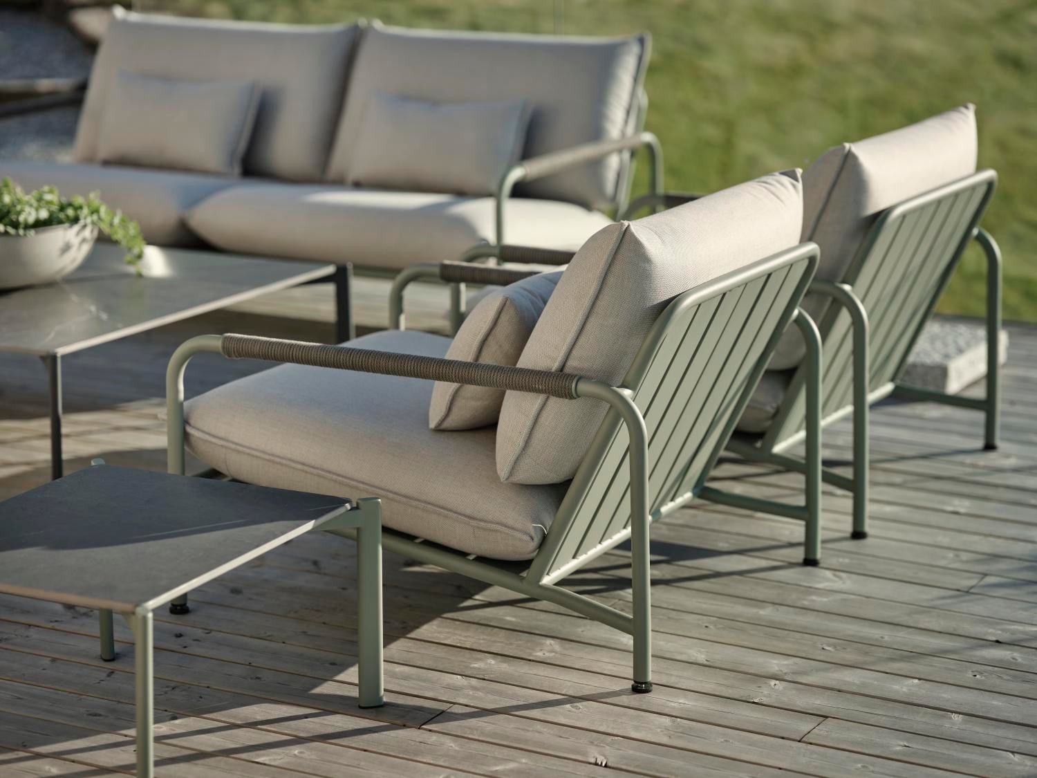 Lerberget 2,5-sits soffa Dusty Green/ash