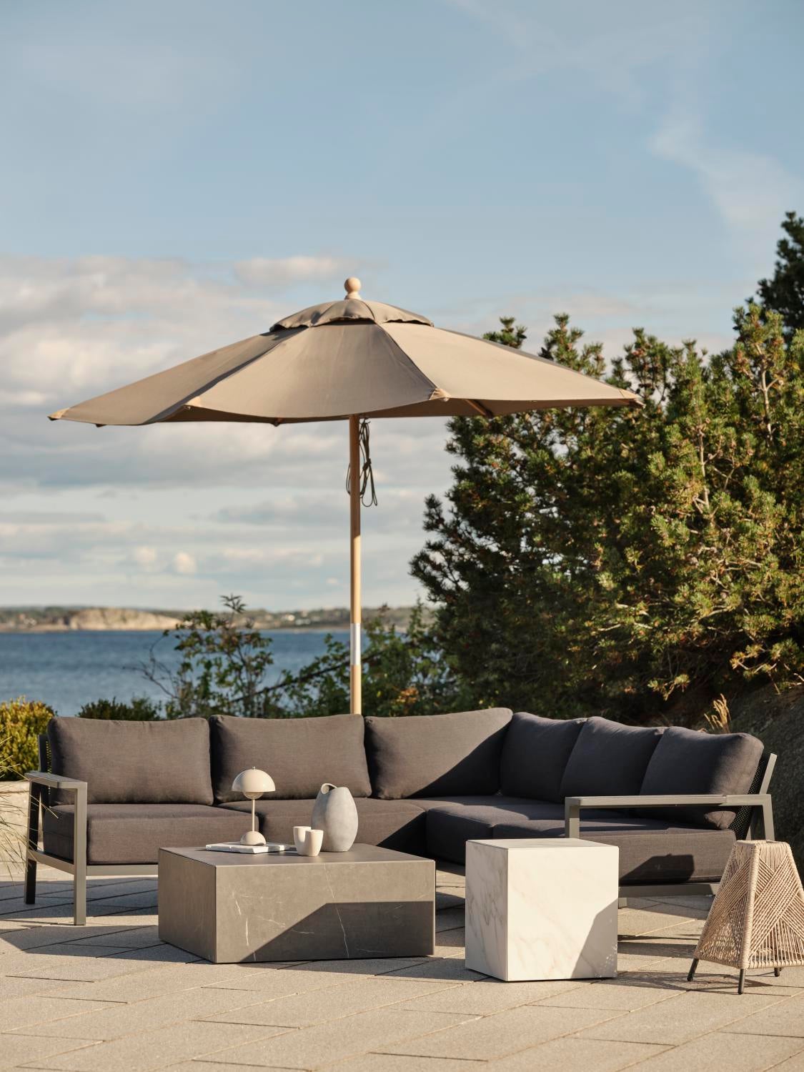 Zten soffbord Mörkgrå