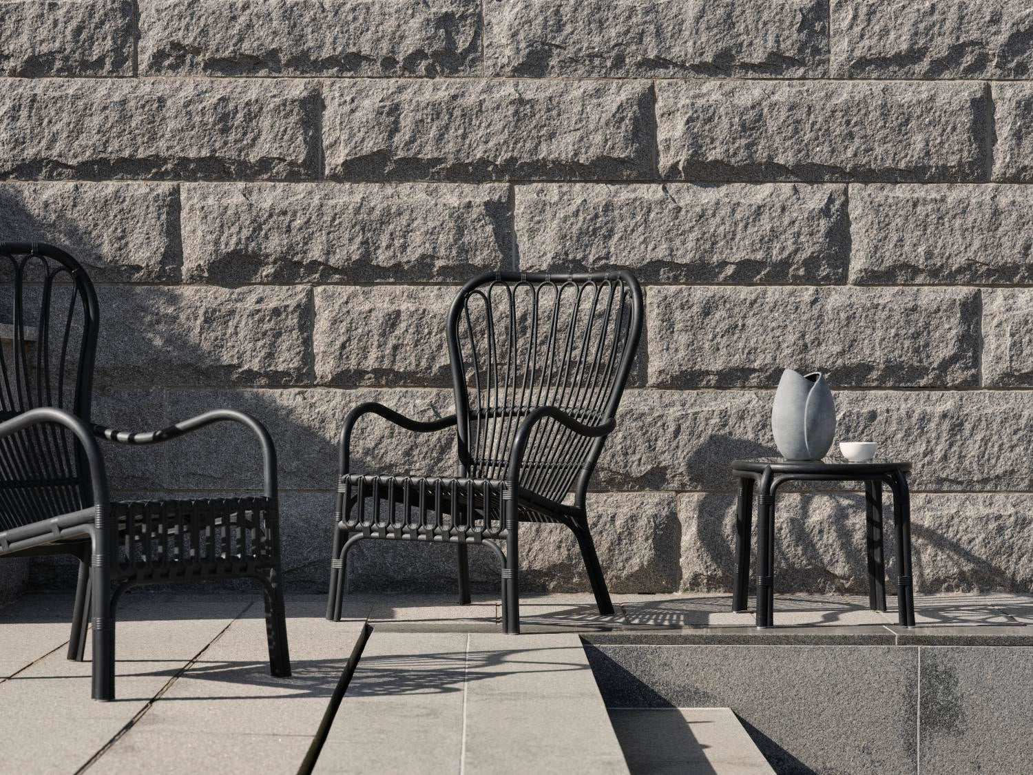 Waltz sidobord Svart