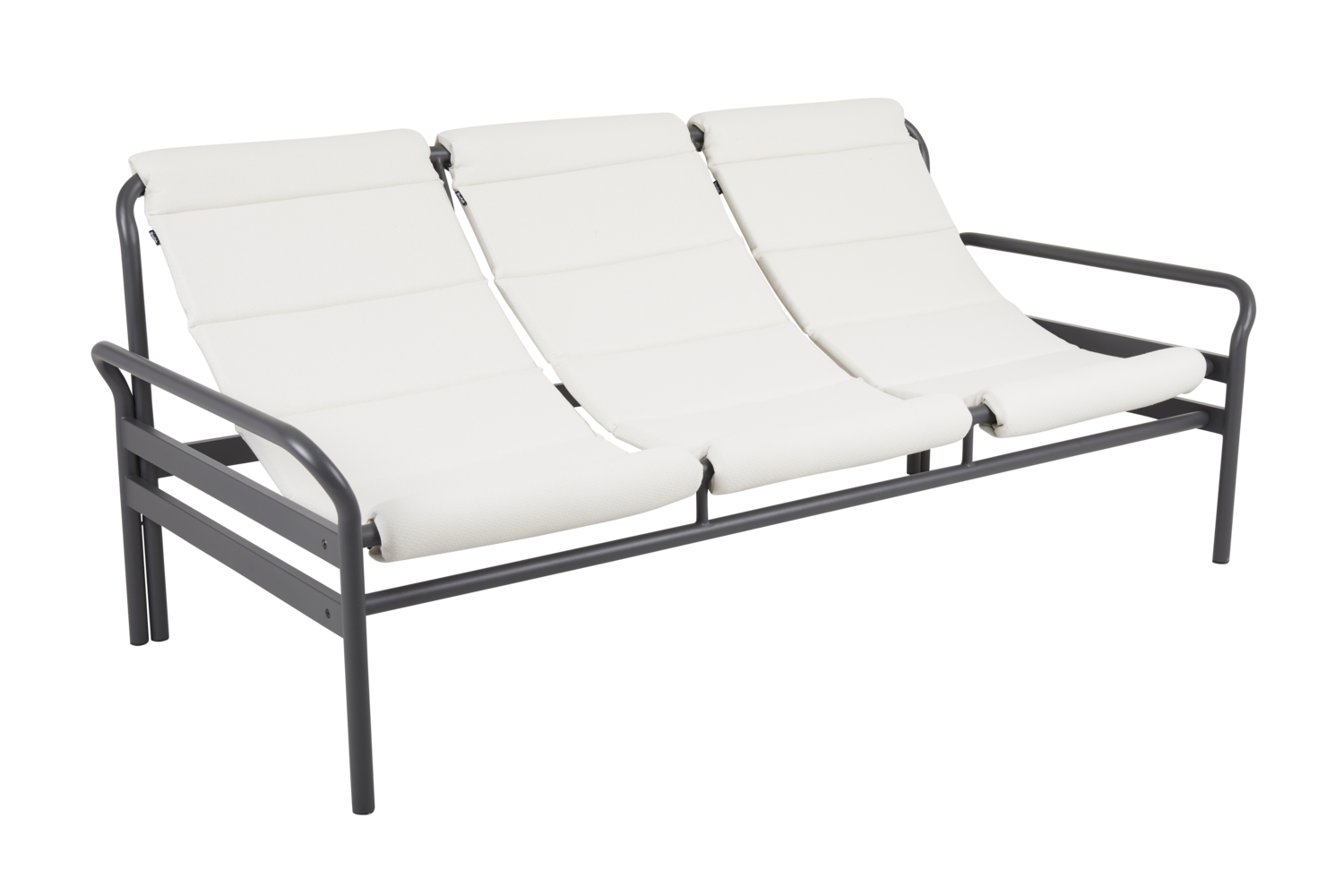 Sling 3-sitssoffa Antracit/Vanilla White
