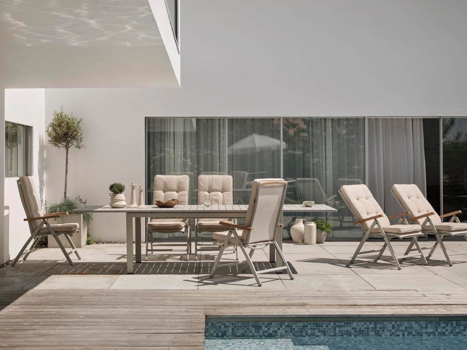 Andy positionsstol Light Grey/Off-White