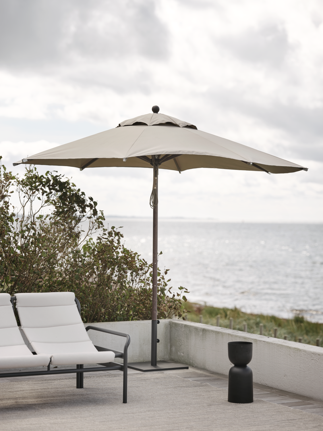 Paliano parasoll Brun/beige