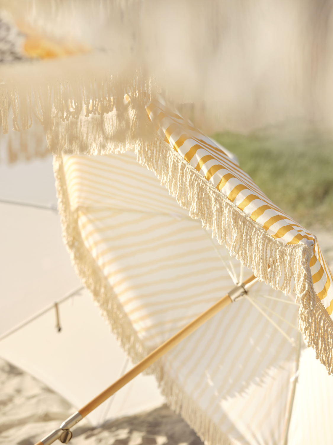 Gatsby parasoll Yellow Stripe