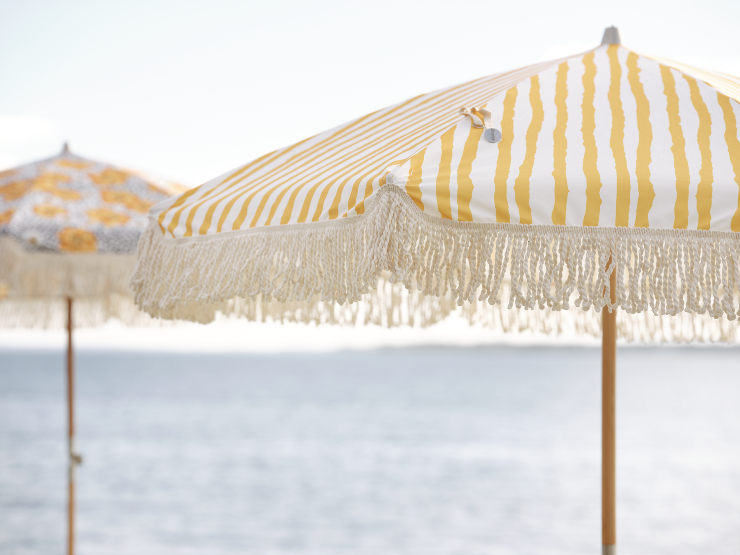 Gatsby parasoll Yellow Stripe
