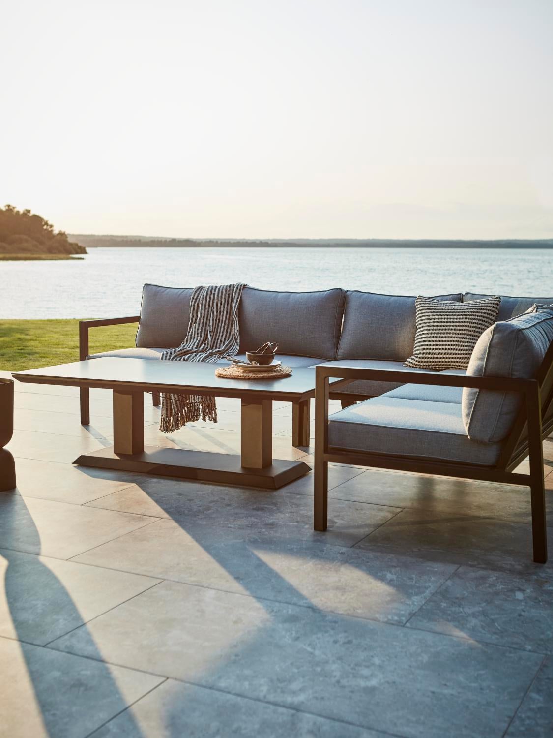 Belfort hörn Svart/Pearl Grey