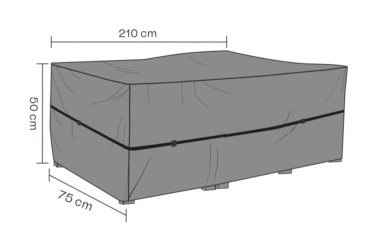Möbelskydd vilsäng Svart - Andas