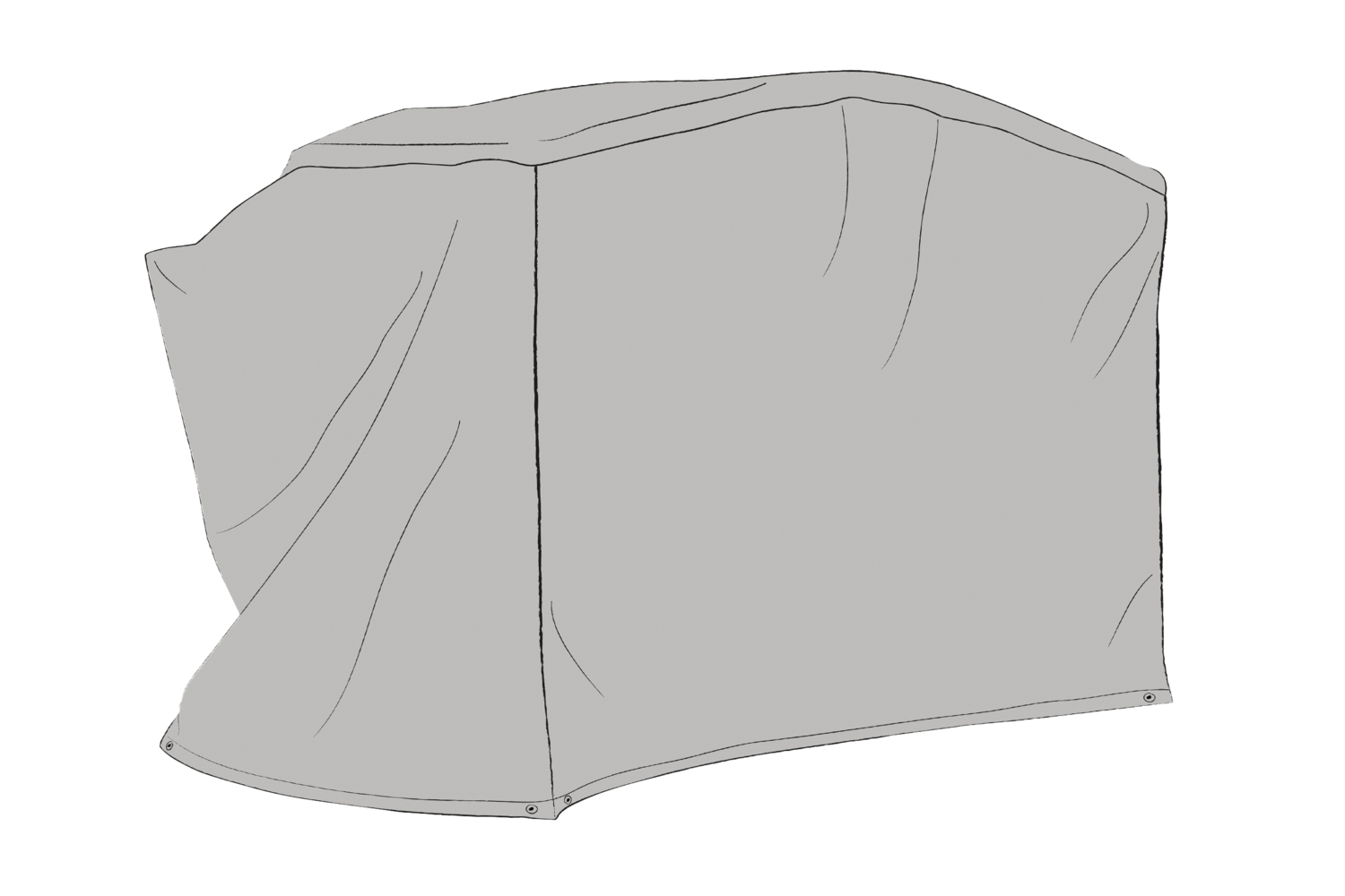 Möbelskydd hammock Grå
