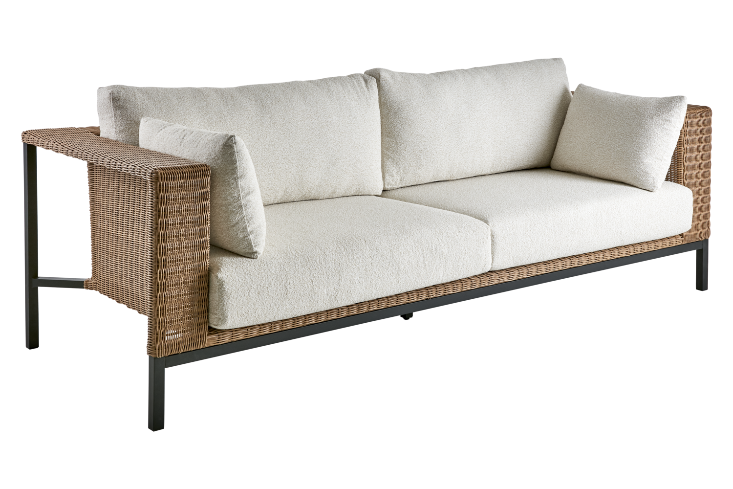 Shell 2,5-sits soffa Rustik/Teddy Rice