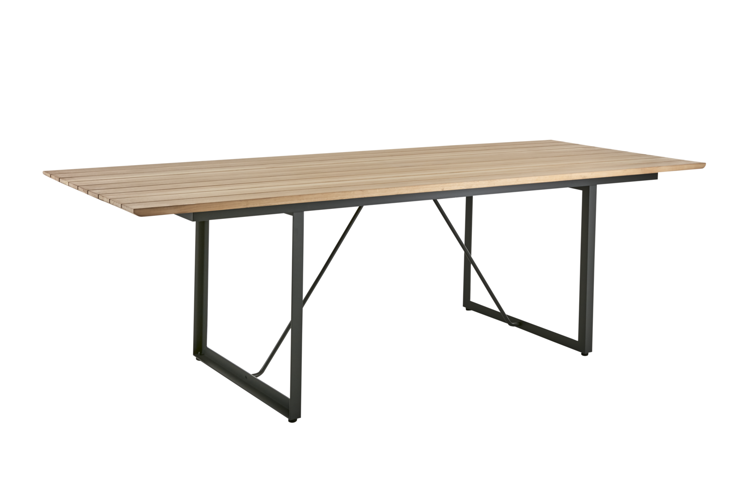 Shad matbord Antracit/Teak