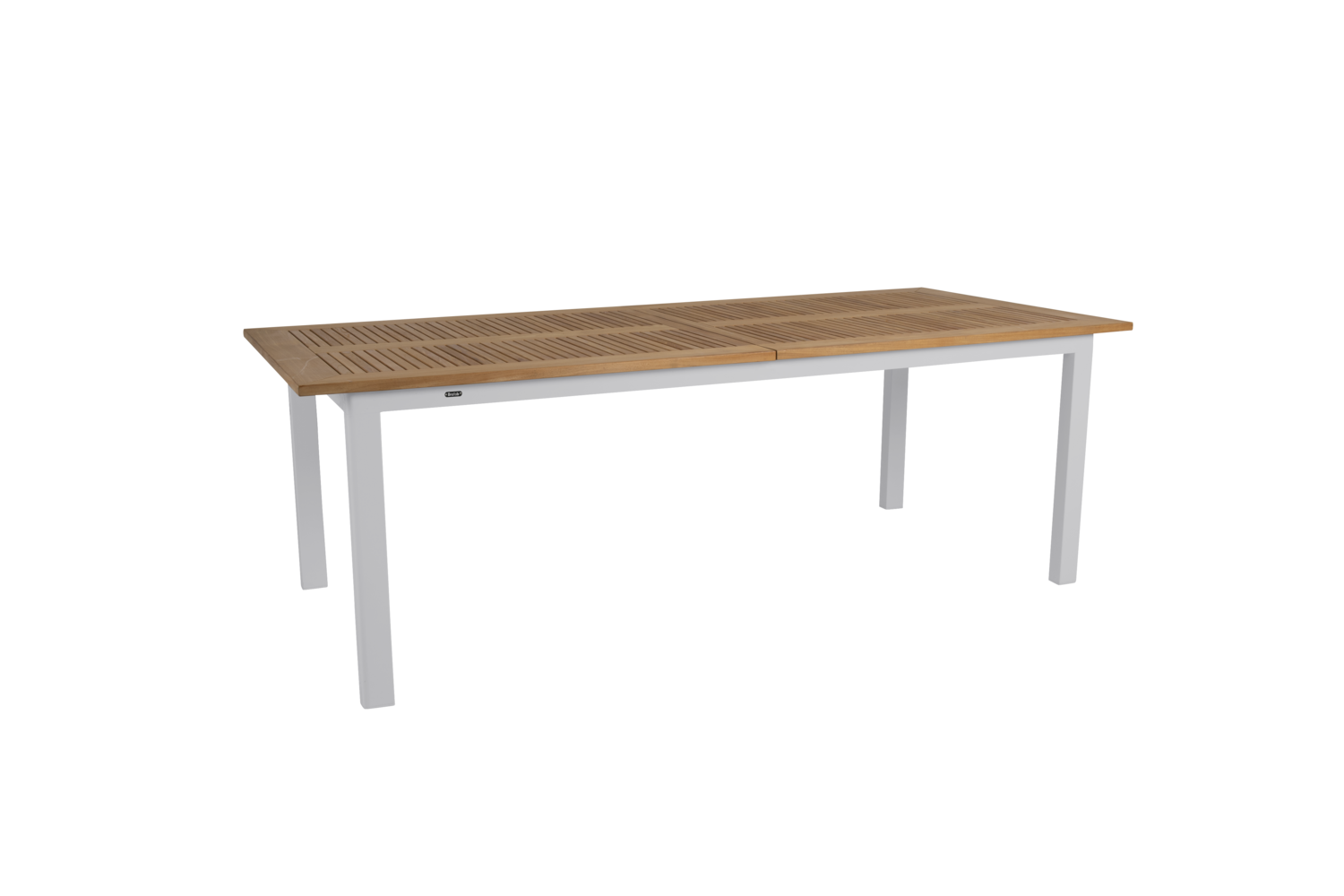 Lyon matbord Light Grey/Teak