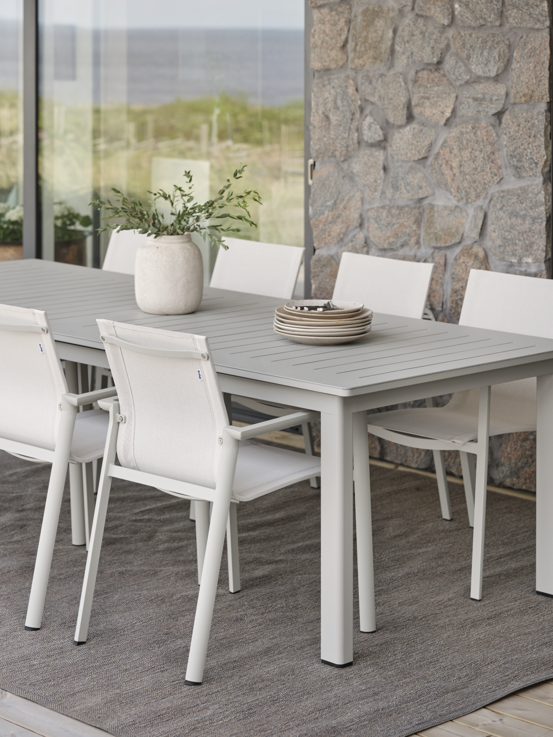 Lomma XL matbord Light Grey