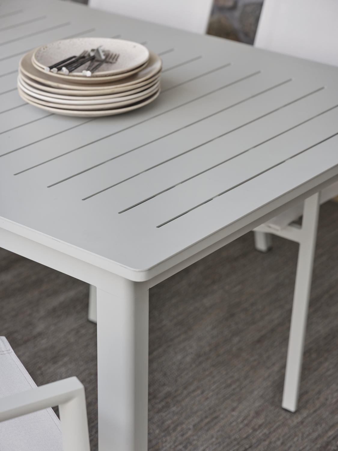Lomma XL matbord Light Grey