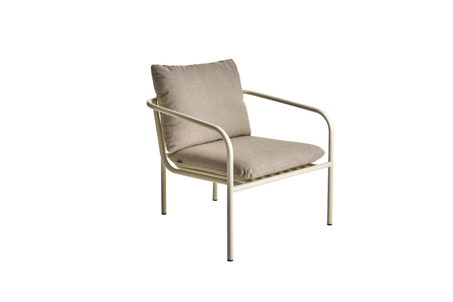 Bendt fåtölj Pearl White/Teddy Beige